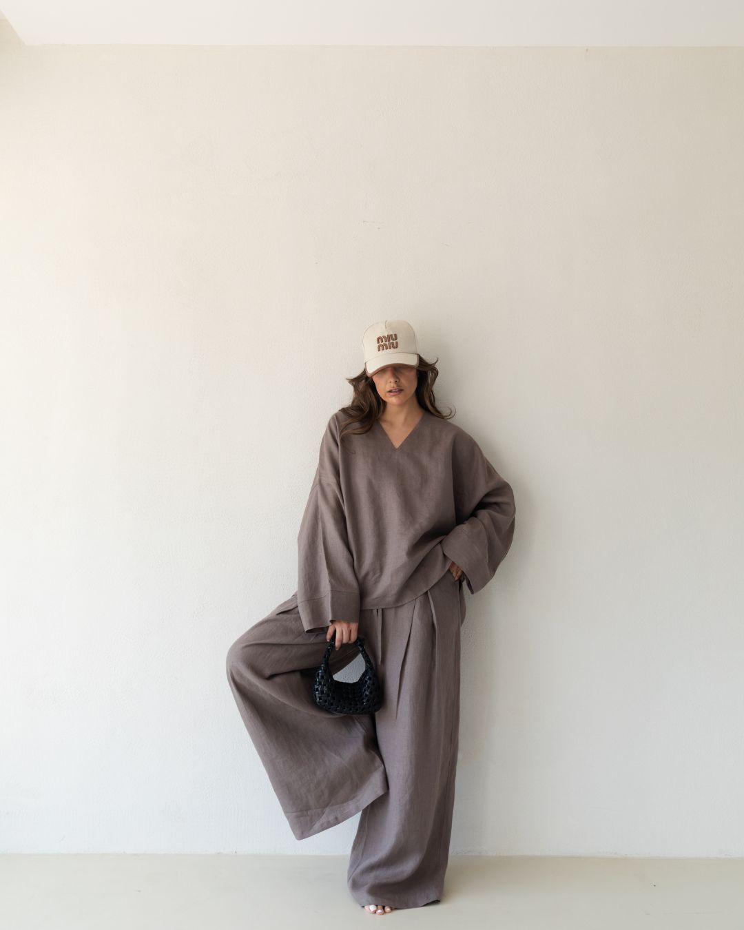 شلوار لينن VIP کمرکش