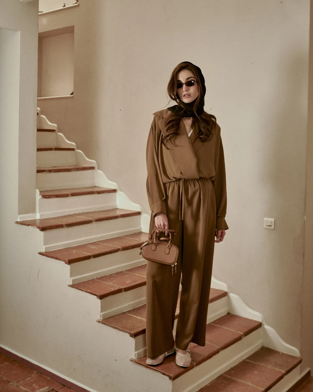 شلوار کرپ لاوينا کمر کش