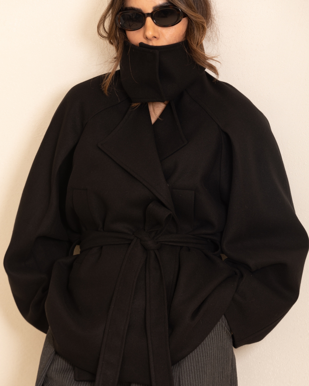 کت فوتر يقه ايستاده