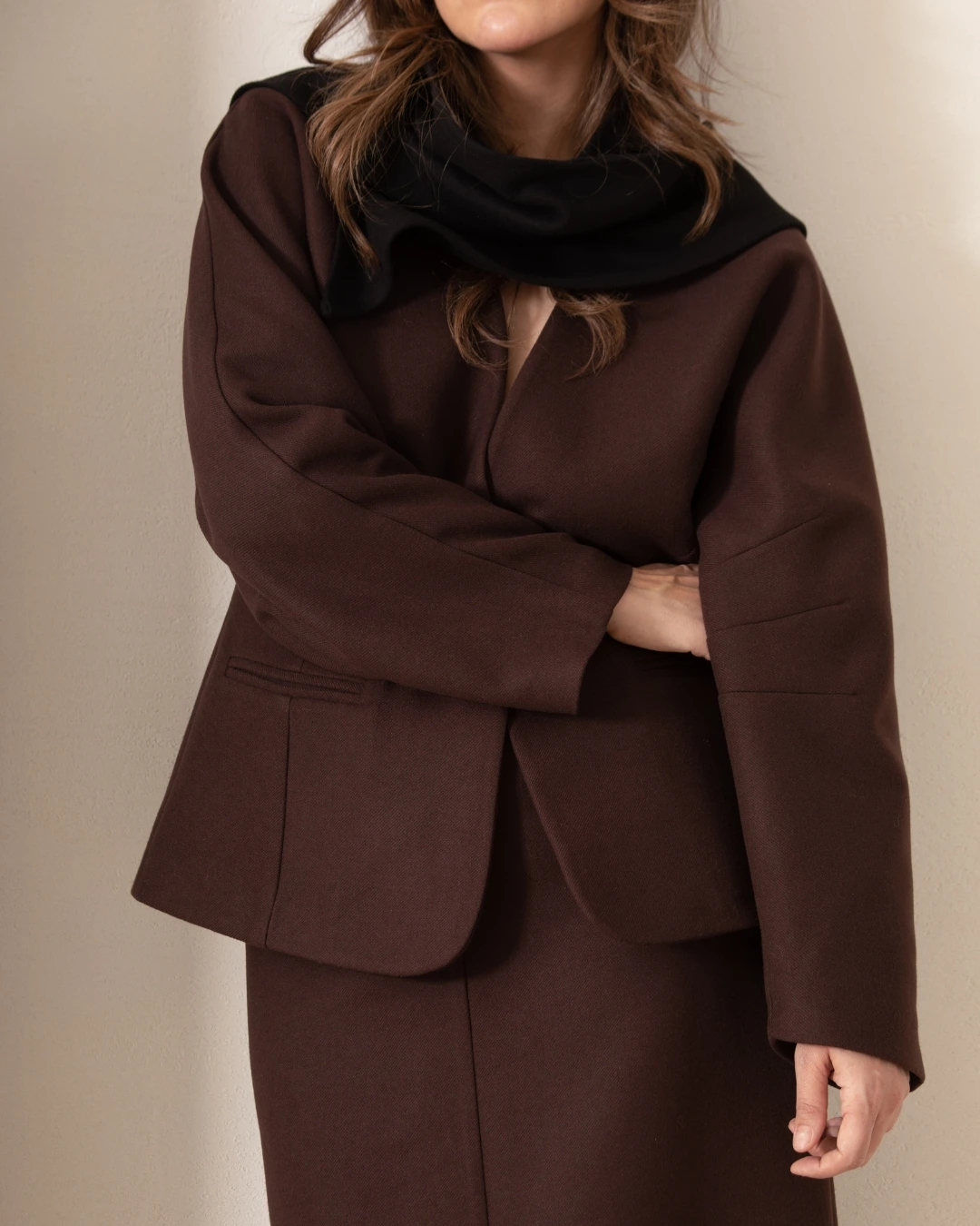 کت فوتر يقه 7 با يک دکمه